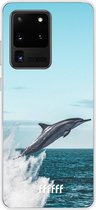 Samsung Galaxy S20 Ultra Hoesje Transparant TPU Case - Dolphin #ffffff