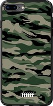 iPhone 7 Plus Hoesje TPU Case - Woodland Camouflage #ffffff
