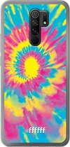 Xiaomi Redmi 9 Hoesje Transparant TPU Case - Psychedelic Tie Dye #ffffff