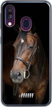 Samsung Galaxy A50 Hoesje Transparant TPU Case - Horse #ffffff