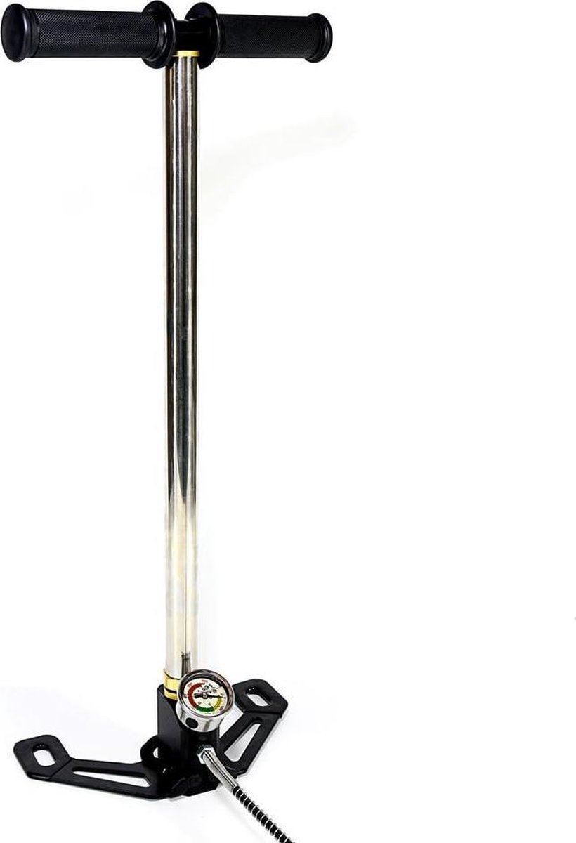 Acecare pcp jacht hogedruk 3traps handluchtpomp [zilver]