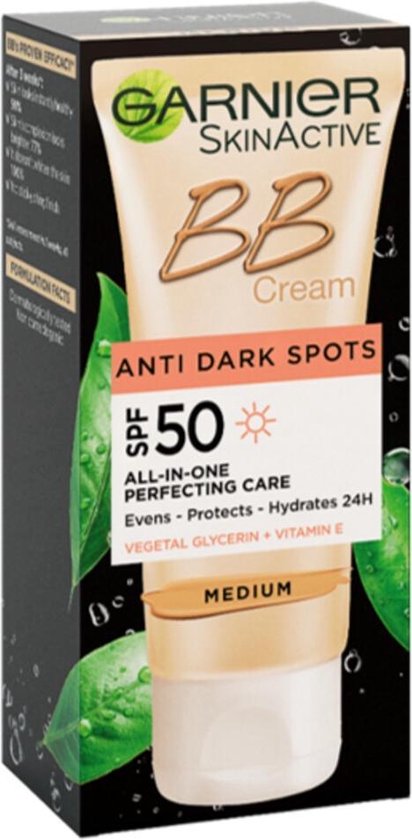 6x Garnier SkinActive BB Cream SPF 50 Medium 50 ml