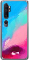 Xiaomi Mi Note 10 Hoesje Transparant TPU Case - Abstract Hues #ffffff