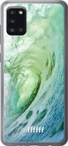 Samsung Galaxy A31 Hoesje Transparant TPU Case - It's a Wave #ffffff
