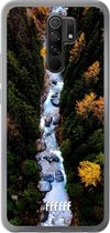 Xiaomi Redmi 9 Hoesje Transparant TPU Case - Forest River #ffffff