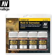 Vallejo val73194 - Rust & Corrosion Pigment Set - 4 kleuren