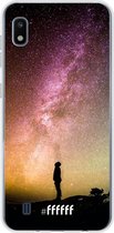 Samsung Galaxy A10 Hoesje Transparant TPU Case - Watching the Stars #ffffff