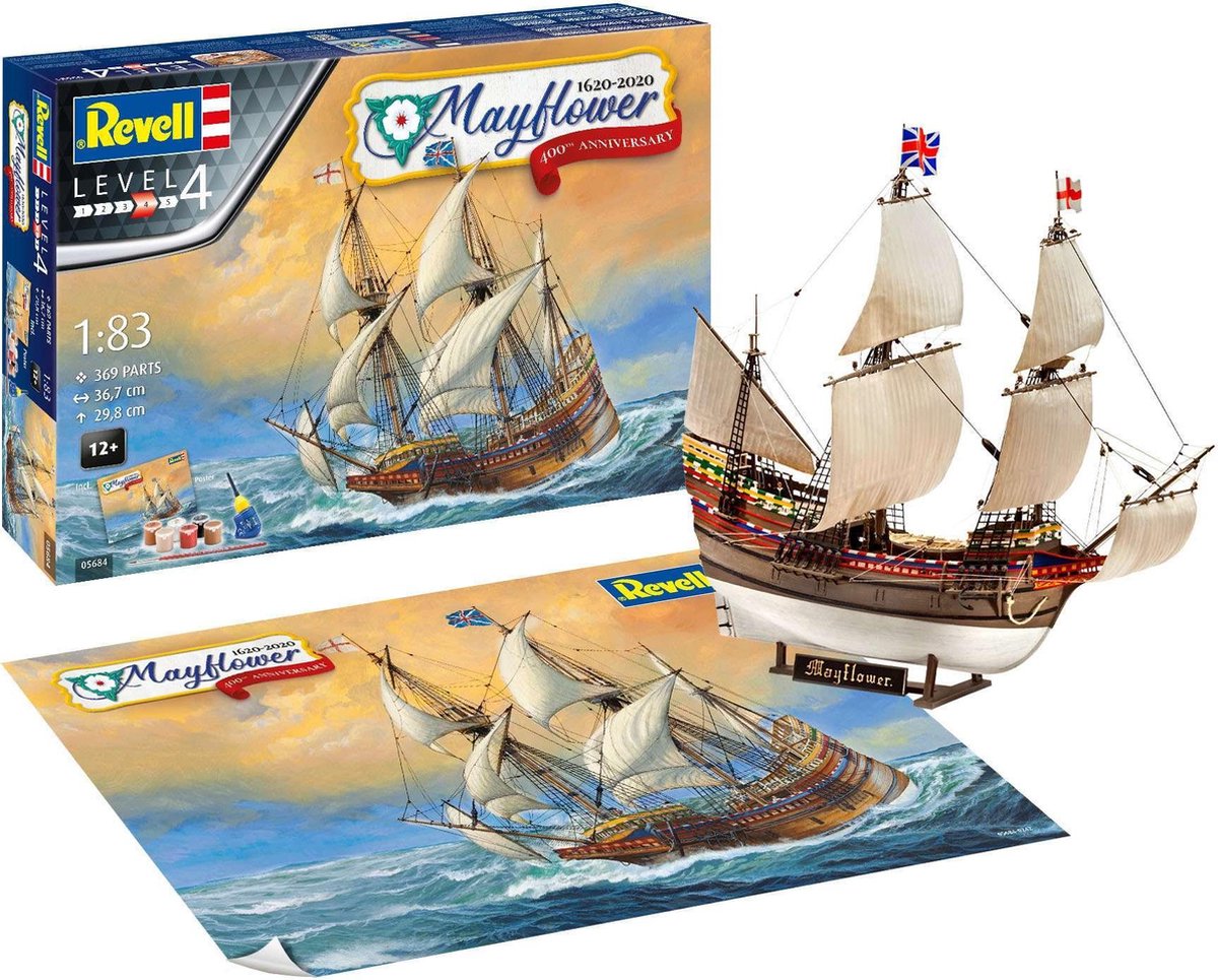 Mayflower - 400th Anniversary Scale: 1:83 - Revell