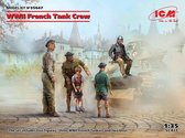 1:35 ICM 35647 WWII French Tank Crew (5 figures) Plastic kit