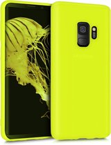kwmobile telefoonhoesje voor Samsung Galaxy S9 - Hoesje voor smartphone - Back cover in neon geel