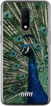 OnePlus 7 Hoesje Transparant TPU Case - Peacock #ffffff