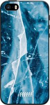 iPhone 5s Hoesje TPU Case - Cracked Ice #ffffff
