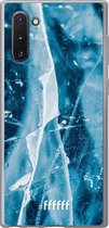 Samsung Galaxy Note 10 Hoesje Transparant TPU Case - Cracked Ice #ffffff