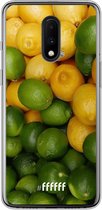 OnePlus 7 Hoesje Transparant TPU Case - Lemon & Lime #ffffff