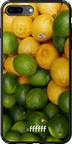 iPhone 8 Plus Hoesje TPU Case - Lemon & Lime #ffffff