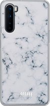 OnePlus Nord Hoesje Transparant TPU Case - Classic Marble #ffffff