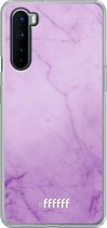 OnePlus Nord Hoesje Transparant TPU Case - Lilac Marble #ffffff