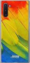 Samsung Galaxy Note 10 Hoesje Transparant TPU Case - Macaw Hues #ffffff