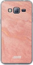 Samsung Galaxy J3 (2016) Hoesje Transparant TPU Case - Sandy Pink #ffffff