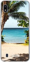 Samsung Galaxy A10 Hoesje Transparant TPU Case - Coconut View #ffffff