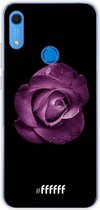 6F hoesje - geschikt voor Huawei Y6s -  Transparant TPU Case - Purple Rose #ffffff