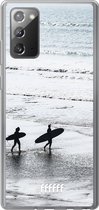 Samsung Galaxy Note 20 Hoesje Transparant TPU Case - Surfing #ffffff