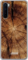 OnePlus Nord Hoesje Transparant TPU Case - Tree Rings #ffffff