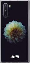 Samsung Galaxy Note 10 Hoesje Transparant TPU Case - Just a Perfect Flower #ffffff