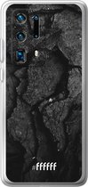 Huawei P40 Pro+ Hoesje Transparant TPU Case - Dark Rock Formation #ffffff
