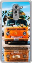 Honor 6X Hoesje Transparant TPU Case - Surfers Van #ffffff