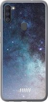 Samsung Galaxy A11 Hoesje Transparant TPU Case - Milky Way #ffffff