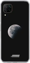 Huawei P40 Lite Hoesje Transparant TPU Case - Moon Night #ffffff