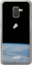 Samsung Galaxy A8 (2018) Hoesje Transparant TPU Case - Spacewalk #ffffff