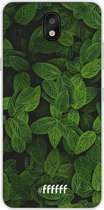 LG K30 (2019) Hoesje Transparant TPU Case - Jungle Greens #ffffff