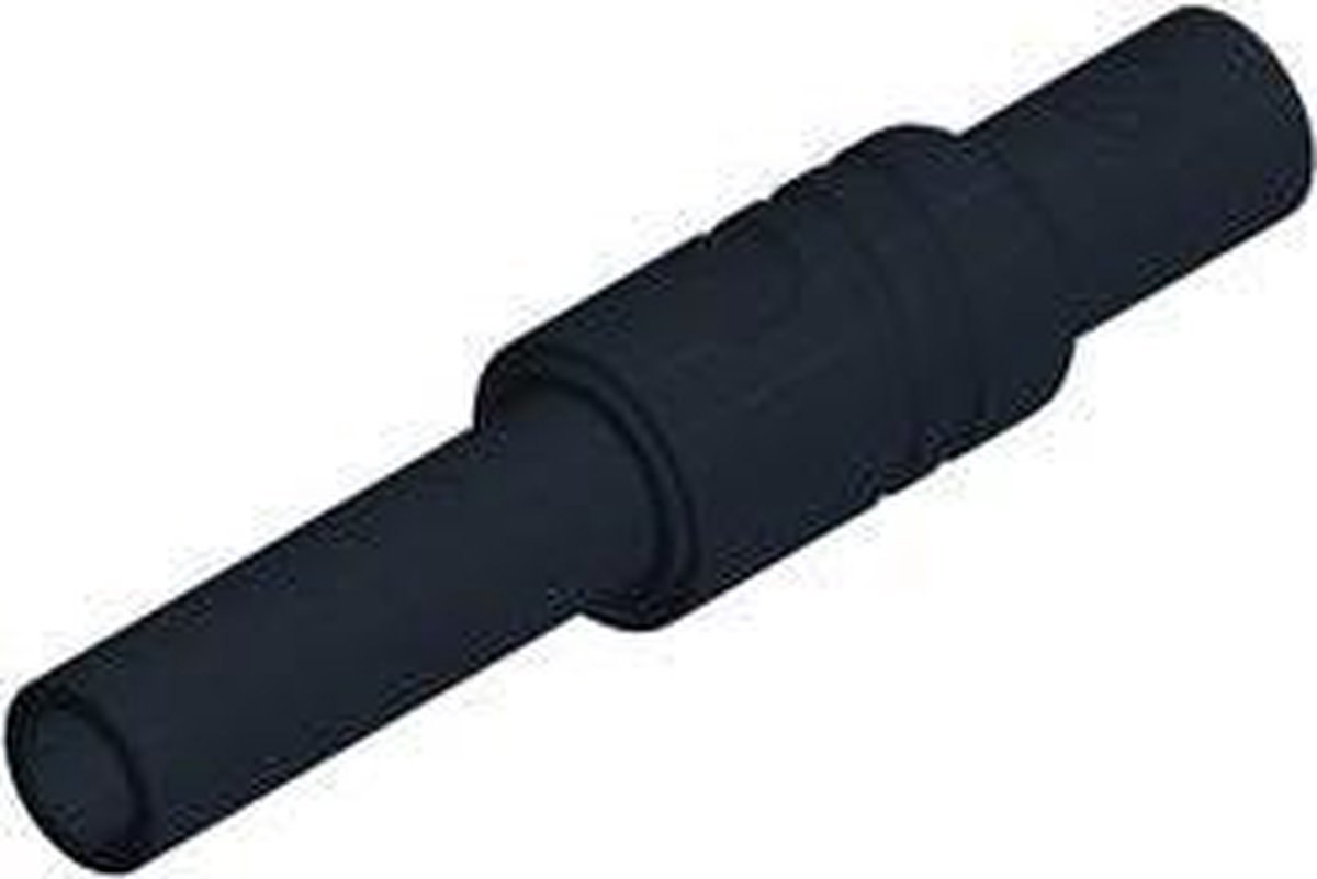 SKS Hirschmann KUN S Veiligheids-lamellenbus Bus, recht Stift-Ø: 4 mm Zwart 1 stuk(s)