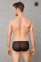 Herenslip Transparant - XXL - Zwart transparant - Sexy Lingerie & Kleding - Lingerie Mannen -  Heren Lingerie - Slips & Boxershorts