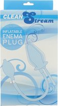 Inflatable Enema Plug - Silicone - Black - Intimate Douche