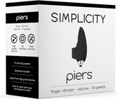 PIERS Finger vibrator - Black - Finger Vibrators
