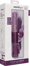 Rotating Rabbit - Purple - G-Spot Vibrators - Rabbit Vibrators - Classic Vibrators - Shots Toys New