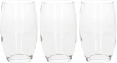 12x pièces verres à eau / verres à eau sphériques transparents 360 ml - Verres à boire / verre à eau