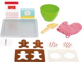 Houten speelgoed eten en drinken - Biscuits Baking Set - 14 stuks - Houten speelgoed vanaf 3 jaar