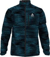ODLO Zeroweight Print Jacket Heren - Blauw - maat L