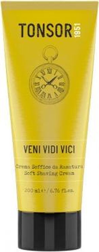 Tonsor 1951 VENI VIDI VICI Crème de rasage douce 200 ml | bol.com