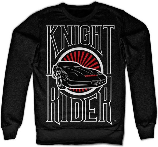 Knight Rider Sweater/trui -L- Sunset K.I.T.T. Zwart
