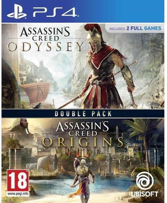 Assassin’s Creed Origins + Assassin’s Creed Odyssey Compilatie PS4-games