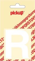 Pickup plakletter Helvetica 60 mm - wit R