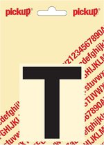 Pickup plakletter Helvetica 80 mm - zwart T
