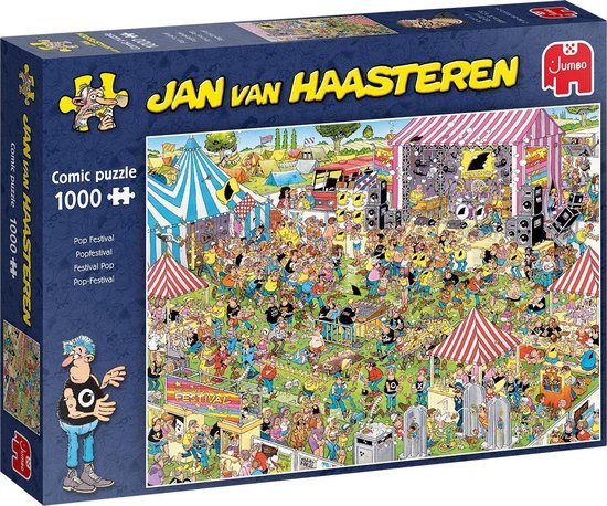 Gezondheid plan Harmonie Jan van Haasteren Popfestival puzzel - 1000 stukjes | bol.com