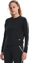 Under Armour Rival Terry Taped Crew-BLK - Maat LG