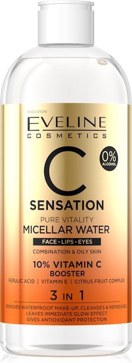 Eveline Cosmetics C Sensation Pure Vitality Micellar Water 3in1 400ml.